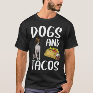 Dogs And Tacos Treeing Walker Coonhound Mexican Fo T-Shirt
