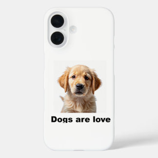 Dogs are Love! iPhone 16 Case