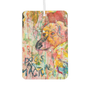 DOGS ARE MAGICAL CAR AIR FRESHENER