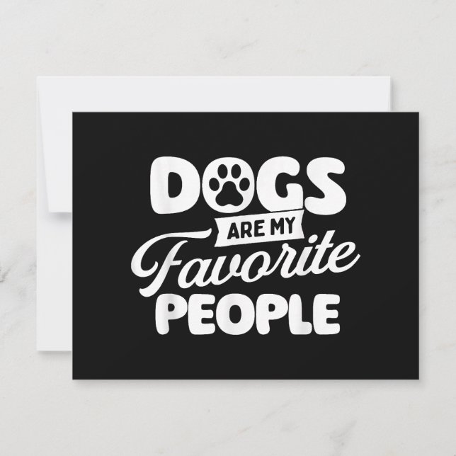 Dogs Are My Favourite People - Dog Owner Dog Lover (Front)