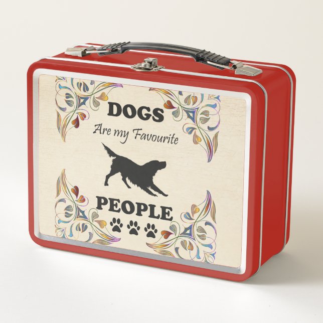 Dogs Are My Favourite People Lunch Box (Front)