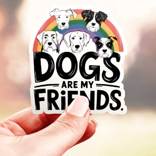 Dogs Are My Friends Rainbow Vinyl