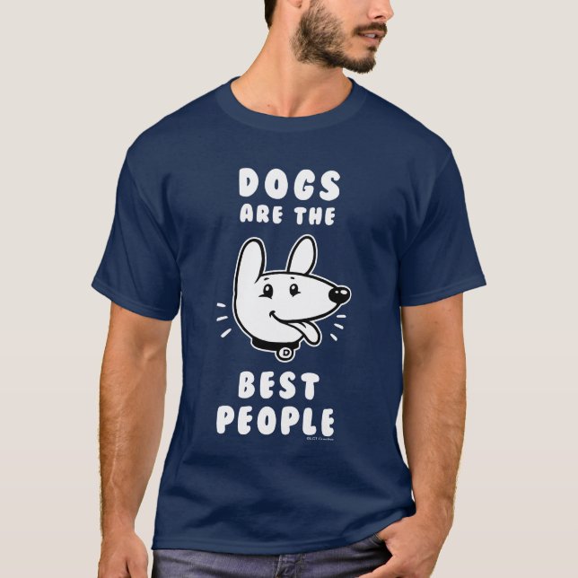 Dogs Are The Best People T-Shirt (Front)