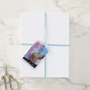Dogs Are Whole Life Colourful Gift Tags