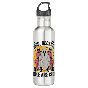 Dogs Because People Are Creepy 710 Ml Water Bottle