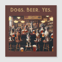 Dogs. Beer. Yes. Funny Dogs