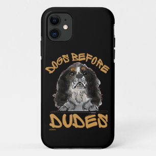 DOGS BEFORE DUDES Cavalier King Charles Spaniel    iPhone 11 Case