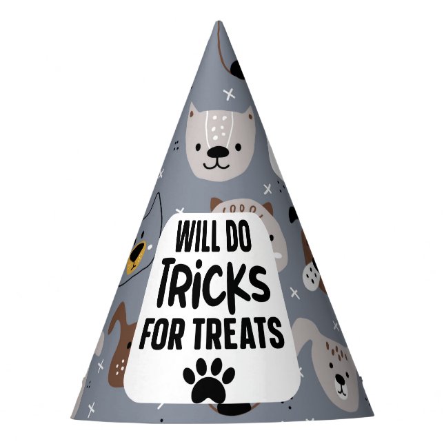 Dog's Birthday Party Funny Cute Hat (Front)