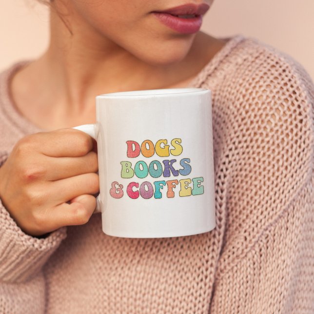 Dogs books and coffee mug (Creator Uploaded)