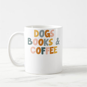 Dogs Books And Coffee Mug
