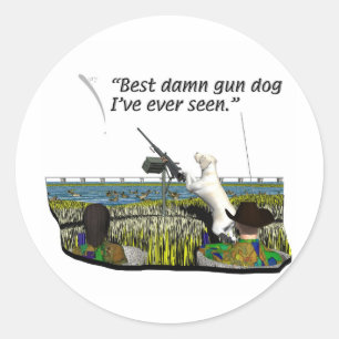 Dogs - Canine - Sporting Breeds Classic Round Sticker