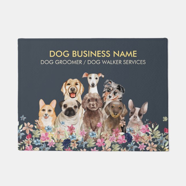 Dogs Clothing Boutique Doormat (Front)