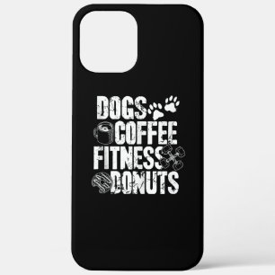 Dogs Coffee Ness Doughnuts Gym Foodie Workout Ness iPhone 12 Pro Max Case