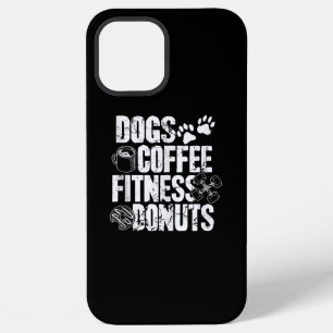 Dogs Coffee Ness Doughnuts Gym Foodie Workout Ness iPhone 12 Pro Max Case