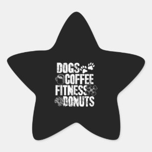 Dogs Coffee Ness Doughnuts Gym Foodie Workout Ness Star Sticker