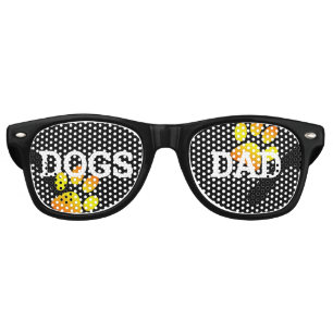 DOGS DAD retro Shades / Fun Party Sunglasses
