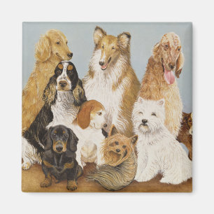 Dogs' Dinner Magnet