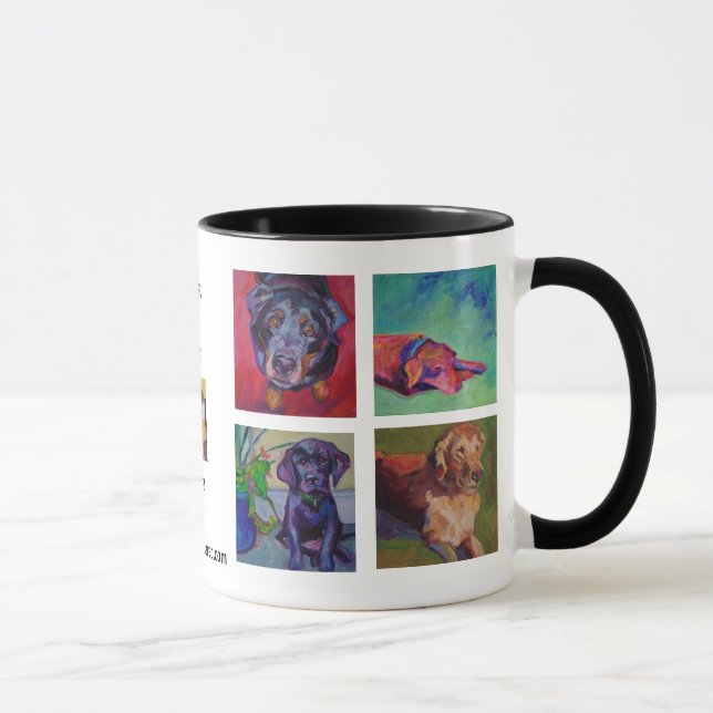 DOGS, DOGS, DOGS • A Paint Squared WOOF! Mug (Right)