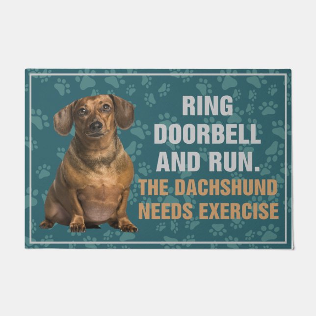 Dogs Doormat - Funny Doormat - Funny Housewarming (Front)