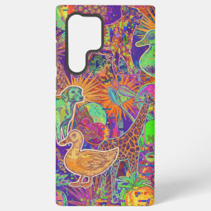 Dogs, ducks, and giraffes by Natasha Us Samsung Galaxy Case