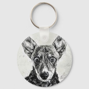 Dog's Eyes Keychain