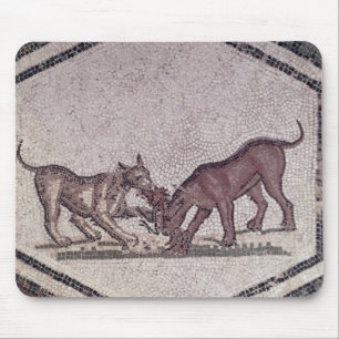 Dogs Fighting for a Bird, Roman, 2nd-3rd century ( Mouse Pad