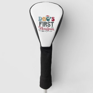 Dog's First Christmas Golf Head Cover