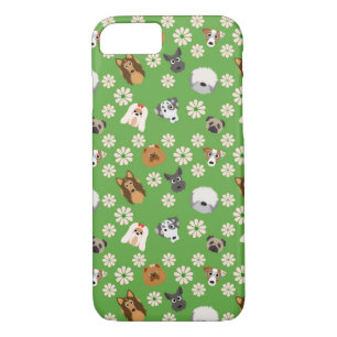 Dogs & Flowers iPhone 8/7 Case