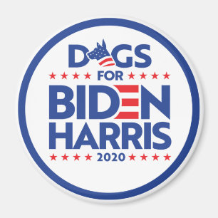DOGS FOR BIDEN HARRIS 2020 MAGNET