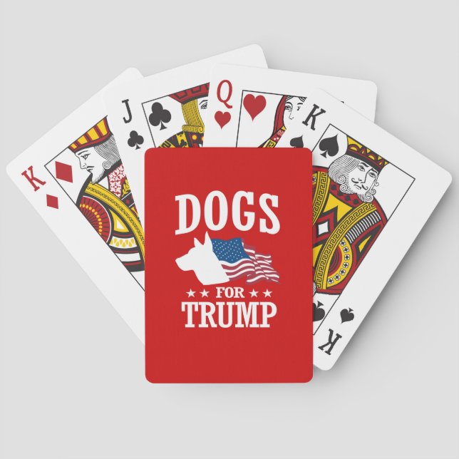 DOGS FOR TRUMP PLAYING CARDS (Back)