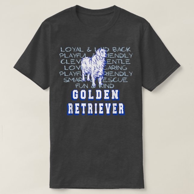 Dogs Golden Retriever Dog Breed Animal Gift  T-Shirt (Design Front)