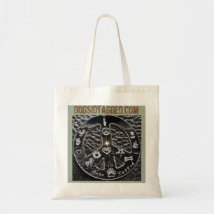 Dogs ID tagged small tote Bag