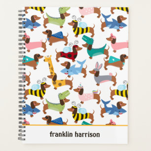 Dogs In Disguise Halloween Costume Dachshunds Planner