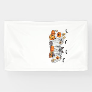 Dogs in Ghost Costumes Halloween Classic T-Shirt Banner