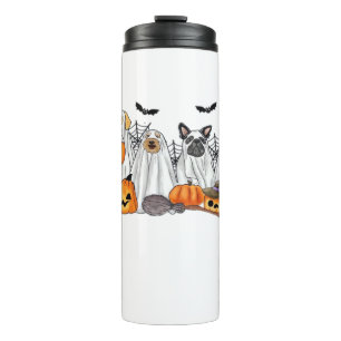 Dogs in Ghost Costumes Halloween Classic T-Shirt Thermal Tumbler