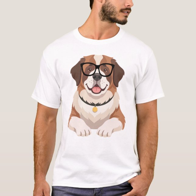 Dogs in Glasses T-Shirt (Front)