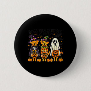 Dogs In Halloween Costumes Design - Funny 6 Cm Round Badge
