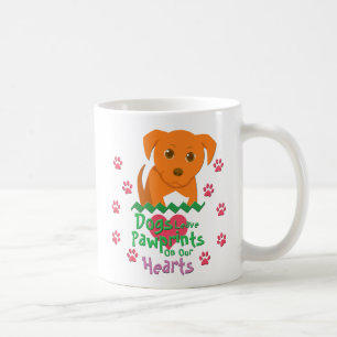 Dogs Leave Pawprints Coffee Mug