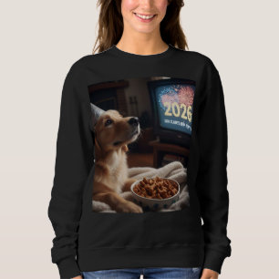 Dogs like new years too Woman's Sweat Shirt