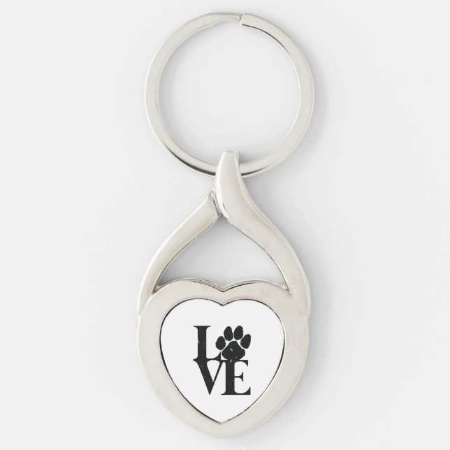 Dogs Love Dogs Key Ring (Front)
