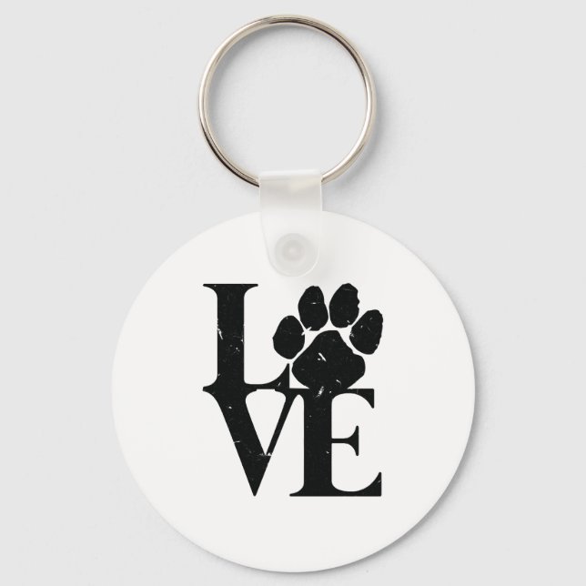 Dogs Love Dogs Key Ring (Front)