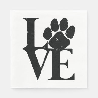 Dogs Love Dogs Napkin