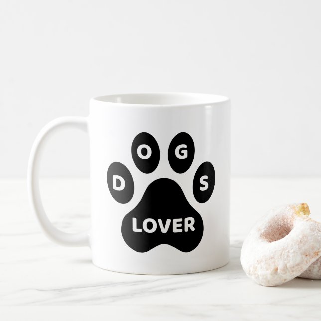 Dogs Lover Coffee Mug (With Donut)