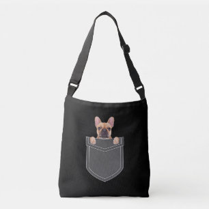 Dogs Lovers French Bulldog In My Pocket Apparel Crossbody Bag