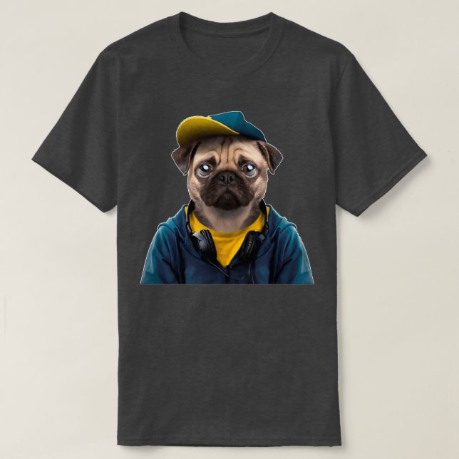 Dogs Lovers Funny Dog T-Shirt (Design Front)