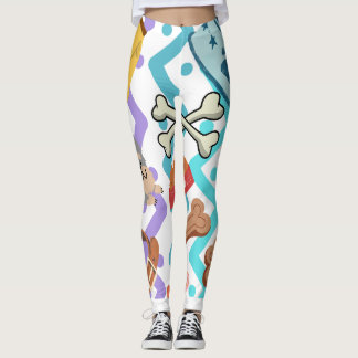 dogs lovers vibes gym leggings