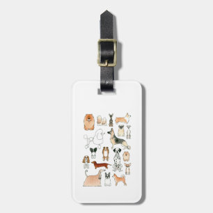 Dogs Luggage Tag