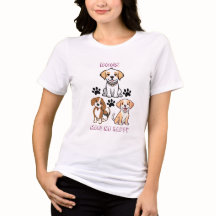 Dogs Make Me Happy - Cute Dog Lover T-Shirt
