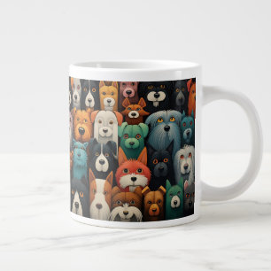 Dogs Make The Best Friends Gift Large Coffee Mug