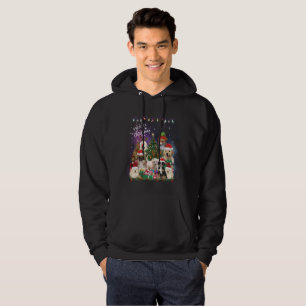 dogs Merry christmas Light Hoodie